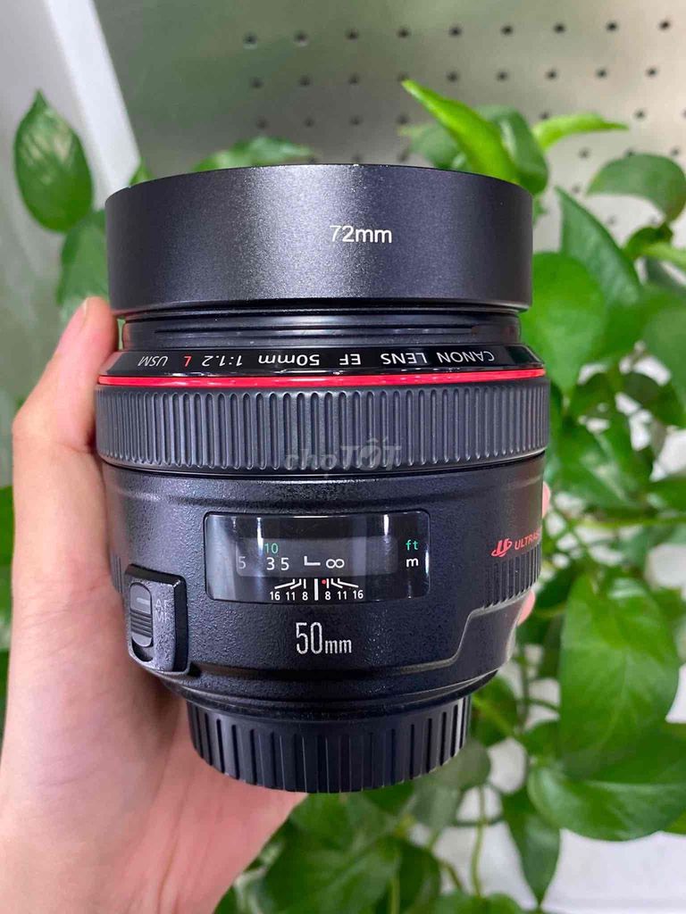 Ống kính Canon 50L F1.2 Đen. Mua bán Máy ảnh, Máy quay tại Thị xã Điện Bàn Quảng Nam được đăng bởi Nguyễn Văn Thành hình 1