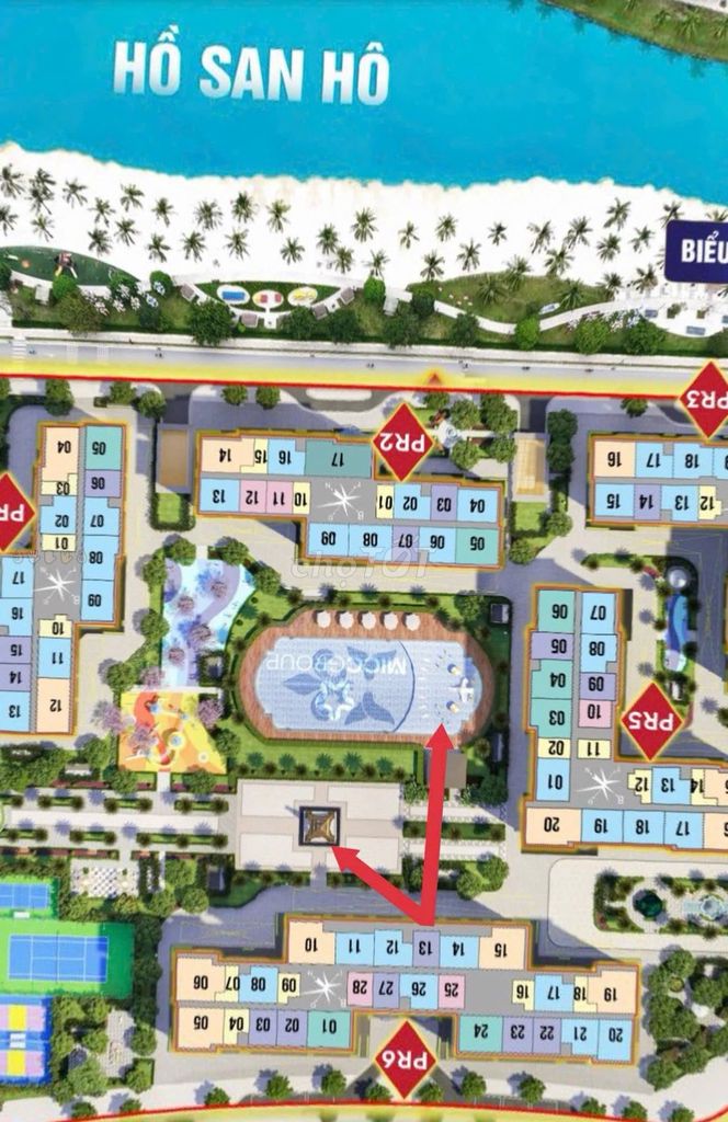 Продается квартира с 1 спальней и 6 апартаментами Vinhomes Ocean Park в Гиа Ламе