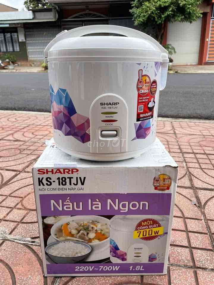 Nồi cơm điện Sharp KS-18TJV 1.8 lít Trắng. Mua bán Bếp, lò, đồ điện nhà bếp tại Thành phố Buôn Ma Thuột Đắk Lắk được đăng bởi Nguyễn Duy hình 1