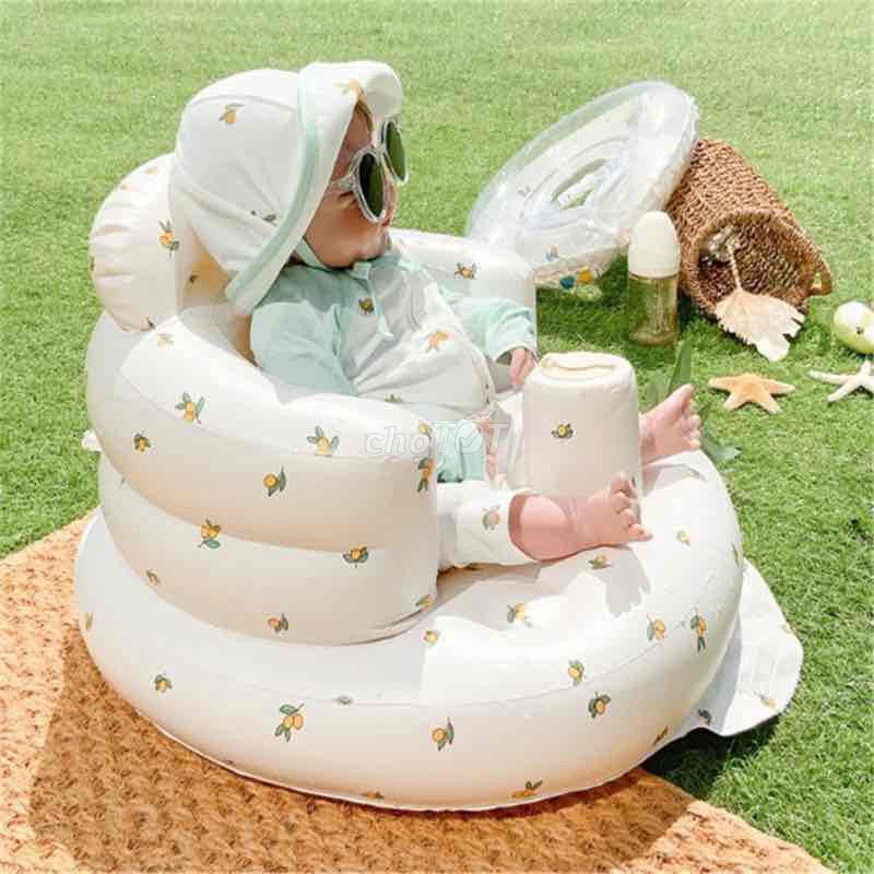 Ghế hơi tập ngồi cho em bé vừa làm phao tắm cho be. Mua bán Mẹ và bé tại Quận Thanh Khê Đà Nẵng được đăng bởi Minh Trâm hình 1