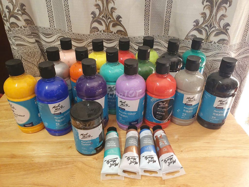 Màu Acrylic Mont Marte Đa dạng 500ml