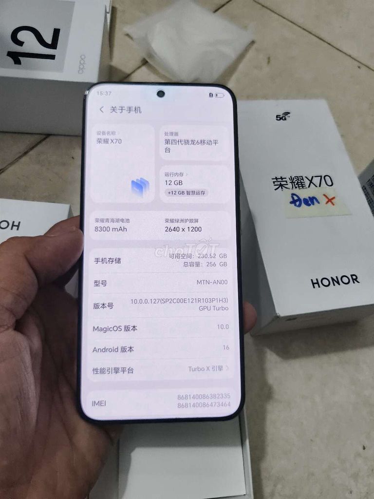 Honor X70 Snapdragon 6gen3 8GB/128GB Bạc. Mua bán Điện thoại tại Thành phố Dĩ An Bình Dương được đăng bởi Bùi Văn Kỷ hình 1