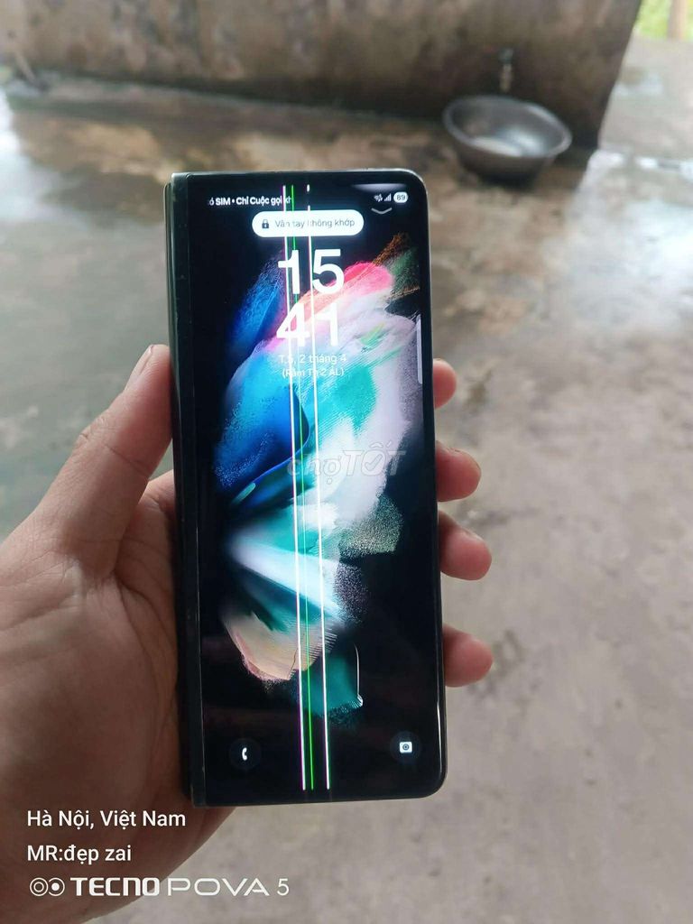 Samsung Z Fold 3 256GB. Mua bán Điện thoại tại Huyện Phúc Thọ Hà Nội được đăng bởi keznai9999 hình 1