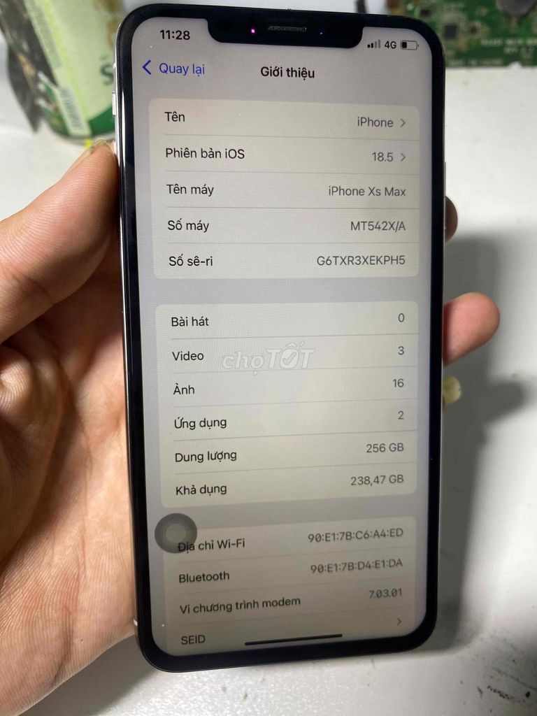 ⚠ [ĐỌC KỸ] iPhone Xs Max 256GB. Mua bán Điện thoại tại Quận Gò Vấp Tp Hồ Chí Minh được đăng bởi Trường Anh  hình 1