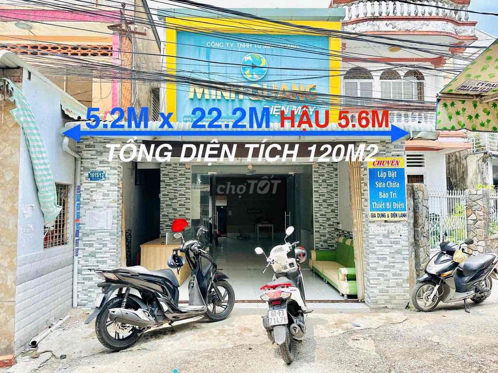 Bán Nhà Mặt tiền chợ 57 Phạm Văn Thuận P Thống Nhất - 120m2(5.2x22)