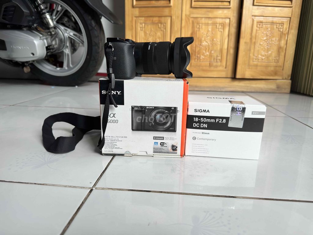 Sony A6000 Sigma 18-50mm F2.8 fullbox keng. Mua bán Máy ảnh, Máy quay tại Huyện Phong Điền Cần Thơ được đăng bởi Giang hình 1