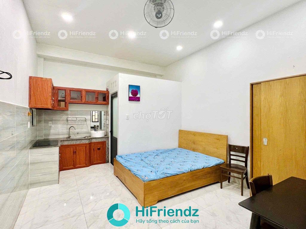 Аренда · 1 комн. · 25 м² · Quận 8, ул. Đường Âu Dương Lân