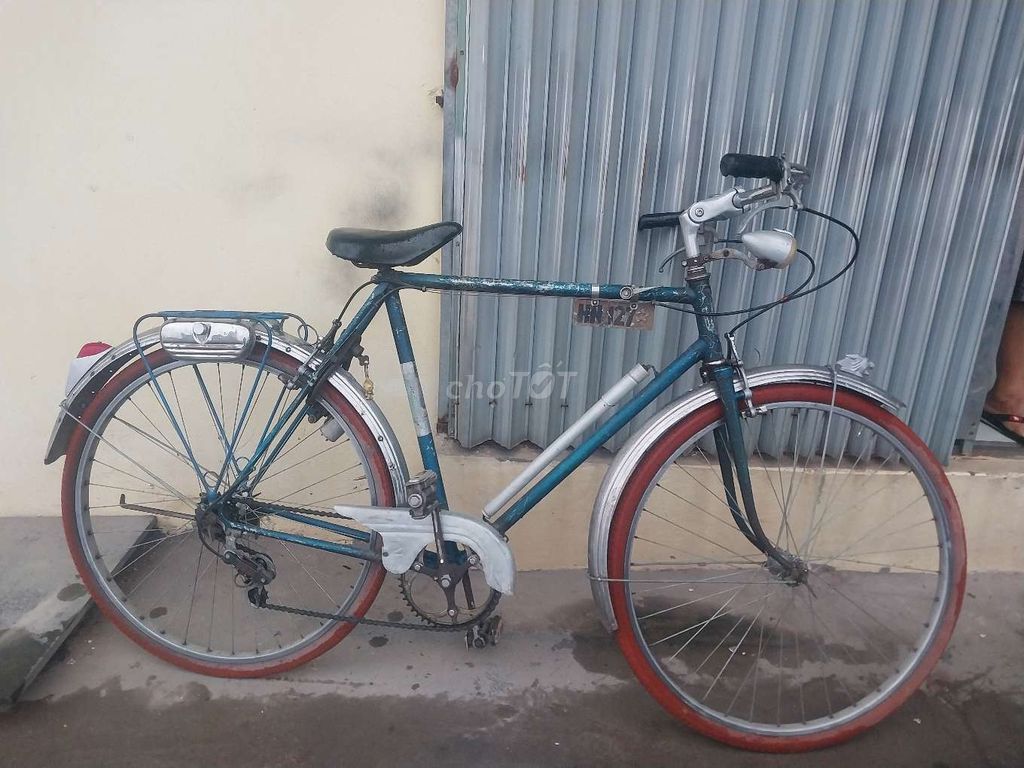 Xe đạp cổ điển màu Xanh. Mua bán Xe đạp tại Huyện Thường Tín Hà Nội được đăng bởi trần dũng hình 1