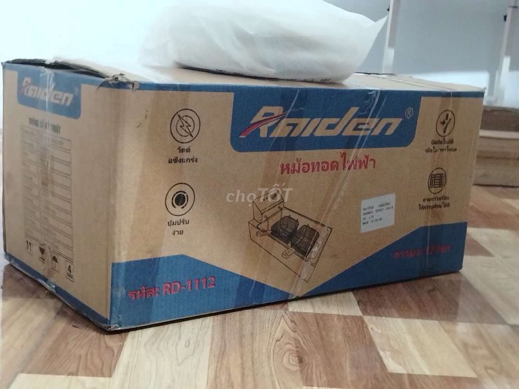 Bếp chiên nhúng điện Raiden 12 lít Thái Lan. Mua bán Bếp, lò, đồ điện nhà bếp tại Thành phố Long Xuyên An Giang được đăng bởi Hảo hình 1