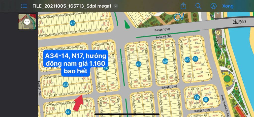 đường N17, a34-14, giá 1,060 bao hết, mega city 1, bến cát, bình dương