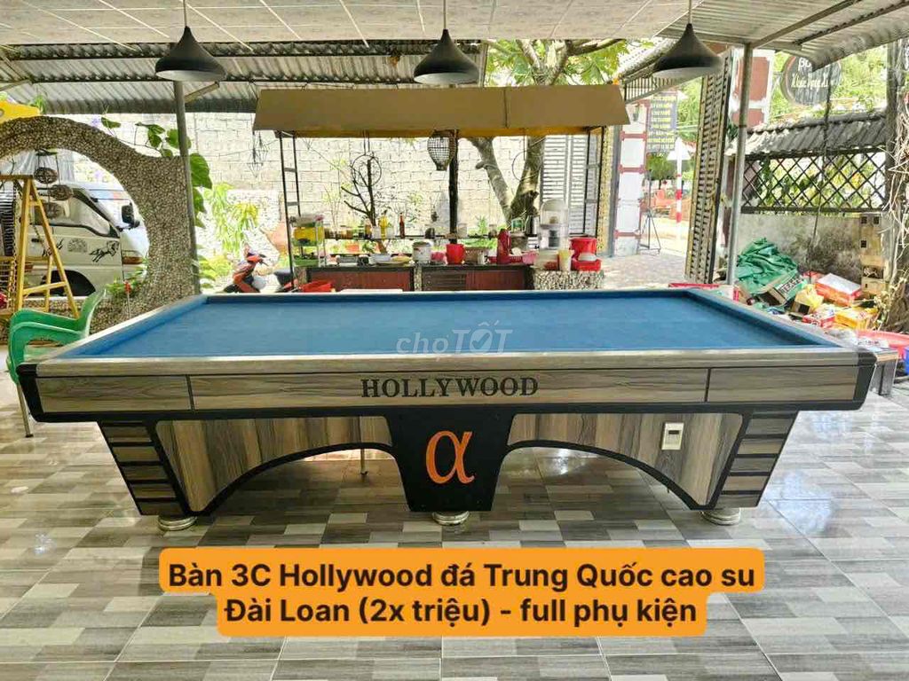 Bàn bida 3C Hollywood đá Trung Quốc cao su ĐàiLoan