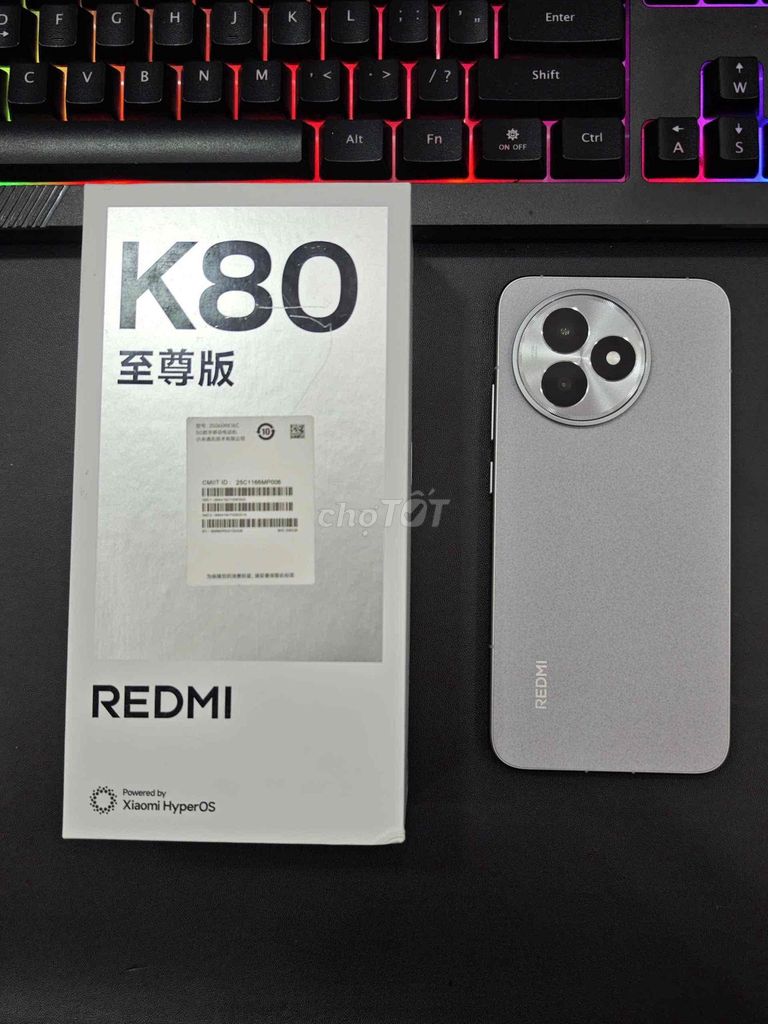 Xiaomi Redmi K80 Ultra 256GB Bạc 99%. Mua bán Điện thoại tại Quận Ninh Kiều Cần Thơ được đăng bởi Nguyễn Toàn hình 1