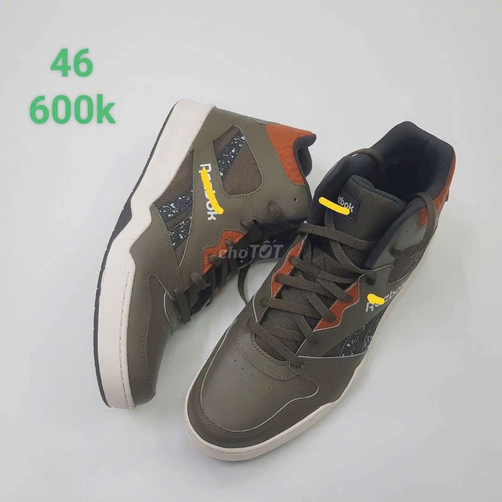 Giày thể thao Reebok Nam Xám cam size 46. Mua bán Giày dép tại Quận 10 Tp Hồ Chí Minh được đăng bởi Đỗ Văn Tuấn  hình 1