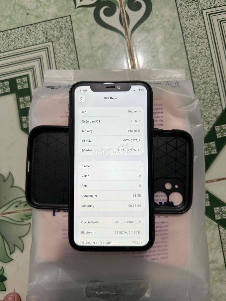 Apple iPhone 11 128GB Quốc tế zin keng. Mua bán Điện thoại tại Thành phố Mỹ Tho Tiền Giang được đăng bởi bún đậu hình 1