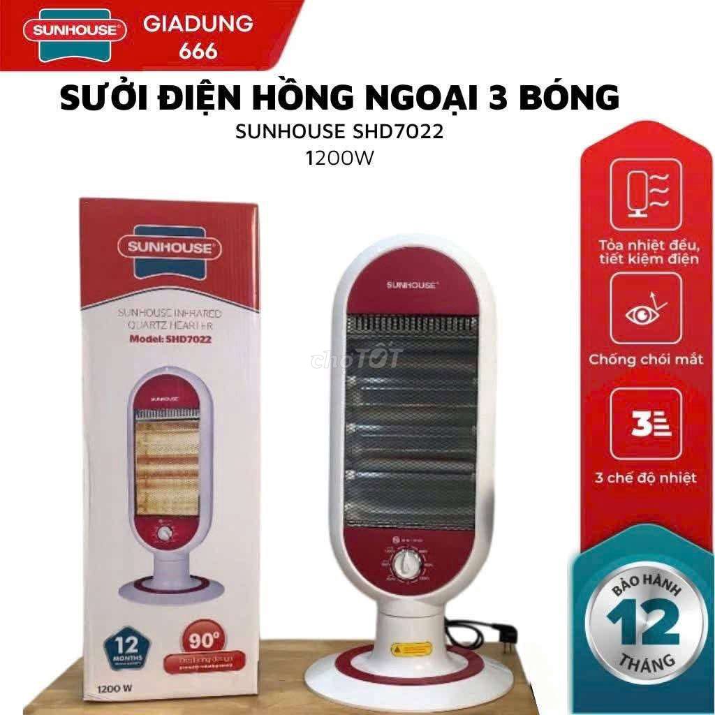 Quạt sưởi điện Sunhouse SHD7022. Mua bán Nội thất, đồ gia dụng khác tại Huyện Quốc Oai Hà Nội được đăng bởi Nguyễn Lan Vi hình 1