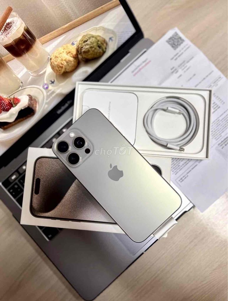 iPhone 15 Pro Max 256GB Titan FULLBOX APPLE 9/2025. Mua bán Điện thoại tại Quận 10 Tp Hồ Chí Minh được đăng bởi iStockHCM hình 1