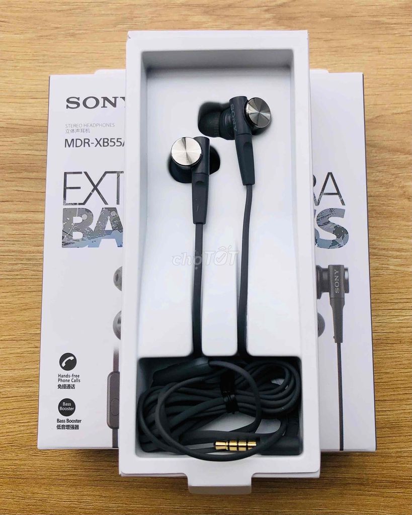 Tai Nghe Nhét Tai Sony Jack 3.5 mm XB55AP