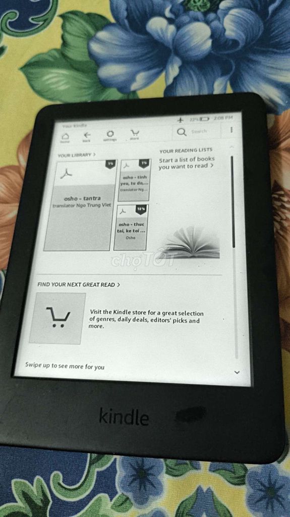 Máy đọc sách Kindle J9G29R Đen. Mua bán Máy tính bảng tại Quận Gò Vấp Tp Hồ Chí Minh được đăng bởi Văn Trường Huỳnh hình 1