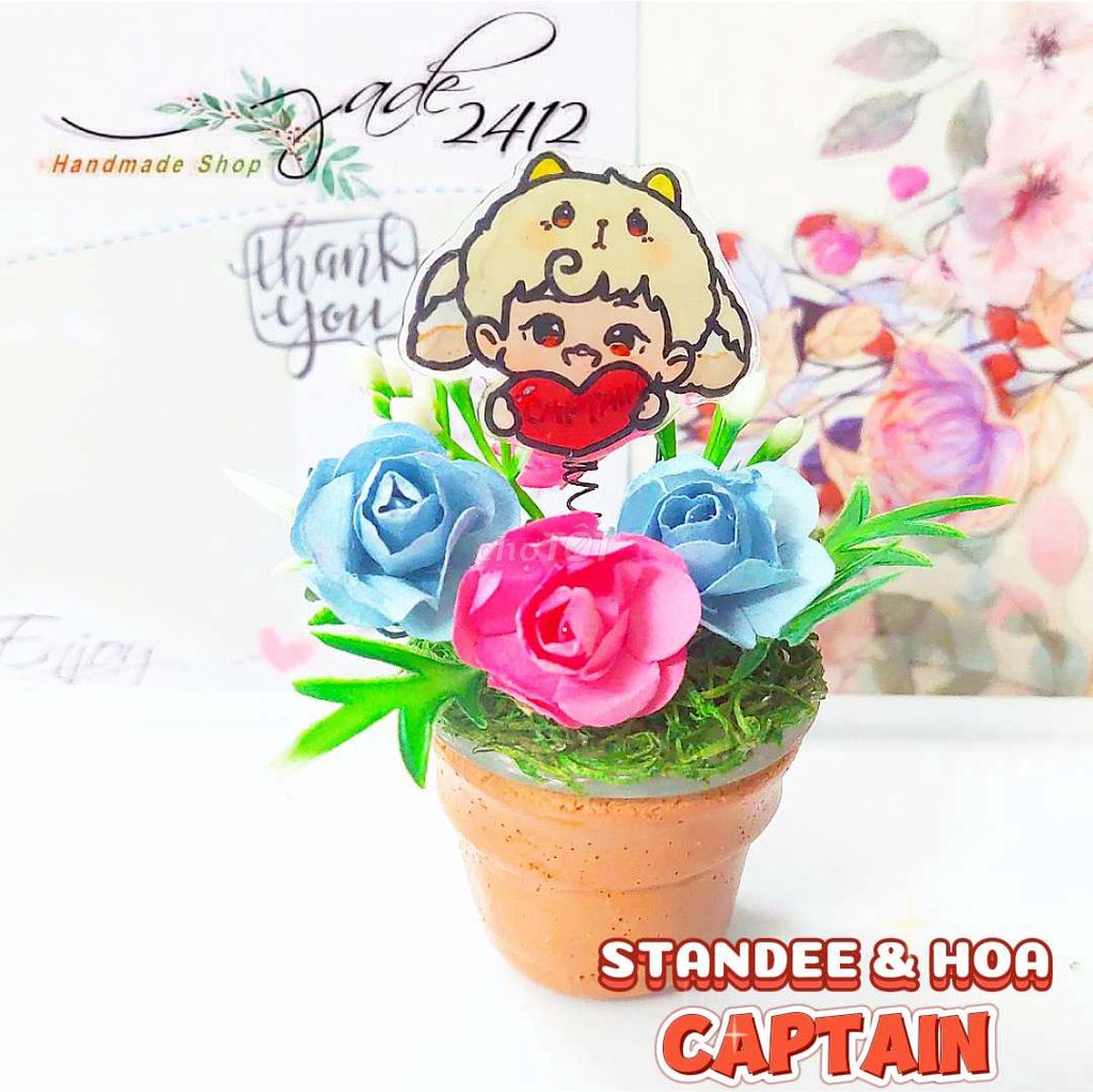 - Hoa trang trí bàn học RhyCap Handmade