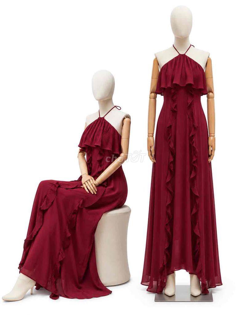 Đầm maxi Nữ Ngọc Dung Đỏ đô M/L. Mua bán Quần áo tại Quận Bình Thạnh Tp Hồ Chí Minh được đăng bởi lan anh hình 1