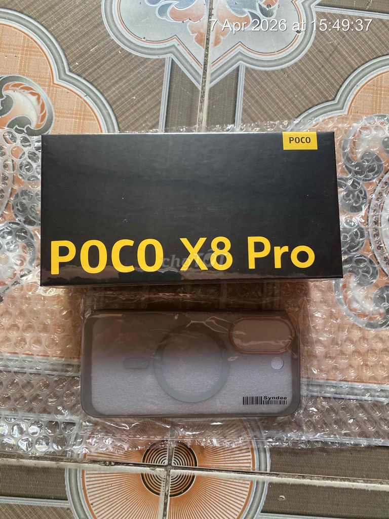 POCO X8 Pro 12GB/512GB Trắng Nguyên seal. Mua bán Điện thoại tại Quận 8 Tp Hồ Chí Minh được đăng bởi Làm lại từ đầu hình 1