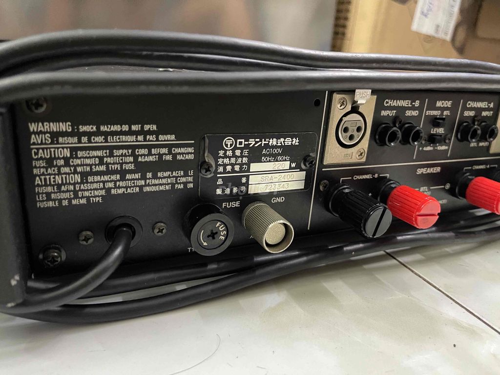 C】Roland SRA-2400 パワーアンプ ローランド 3189438 SRA-2400 Roland