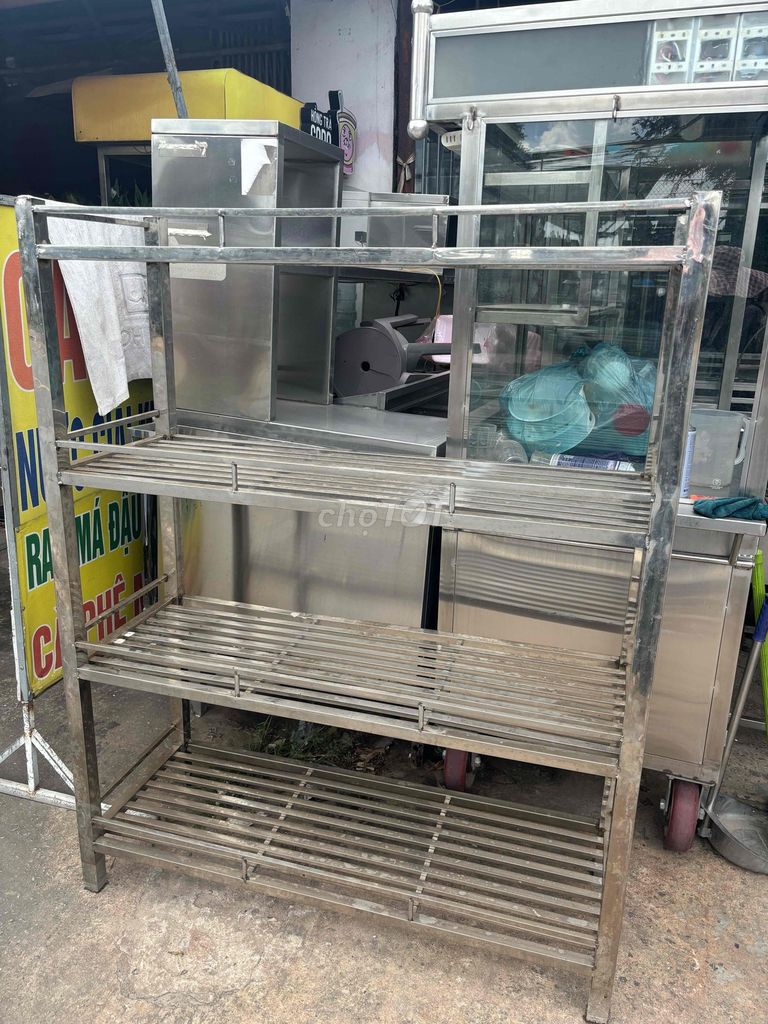Tly kệ inox, bàn chặt, kệ sơ chế. Mua bán Tủ, kệ gia đình tại Huyện Hóc Môn Tp Hồ Chí Minh được đăng bởi Đồ Cũ Gia Hưng hình 1