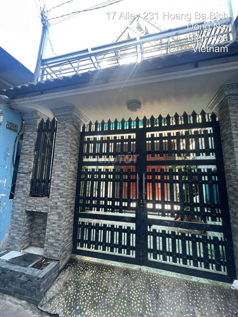 Bán nhà hoàn thiện 1 trệt 1 lầu hẻm phường Long Bình, Tp. Biên Hòa