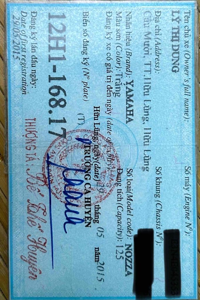 Grande trắng 2015 (k zin tặng xe) 1 chủ từ đầu. Mua bán Xe máy tại Quận Hà Đông Hà Nội được đăng bởi Đinh Trọng Chung hình 3