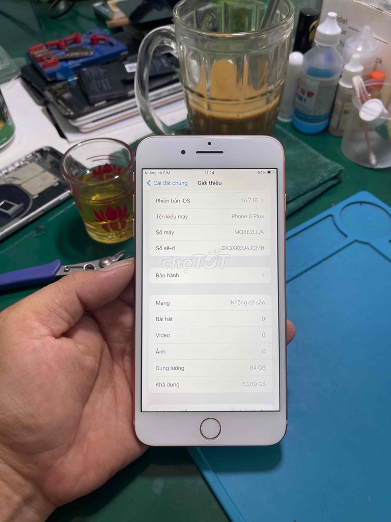 Apple iPhone 8 Plus 64GB Vàng hồng. Mua bán Điện thoại tại Thành phố Dĩ An Bình Dương được đăng bởi anh ngọc anh hình 1