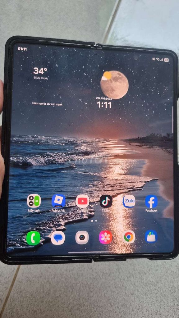 Samsung Z Fold 3 Đen Đã sử dụng. Mua bán Điện thoại tại Thành phố Long Xuyên An Giang được đăng bởi KenTM hình 1
