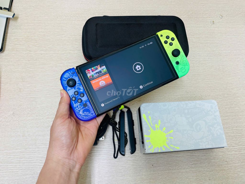 Máy chơi game Nintendo Switch OLED 256GB HẮC ÁM. Mua bán Thiết bị chơi game tại Quận Đống Đa Hà Nội được đăng bởi NHẬT LỆ CAMERA hình 1