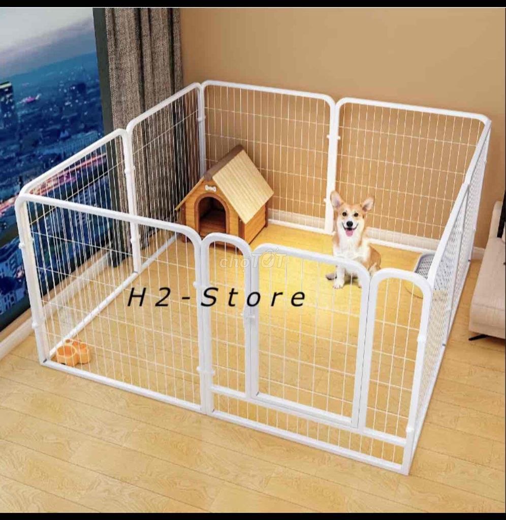 Chuồng quây lưới kim loại đen đã sử dụng. Mua bán Phụ kiện, Thức ăn, Dịch vụ tại Quận Hà Đông Hà Nội được đăng bởi Bé Bơ hình 1