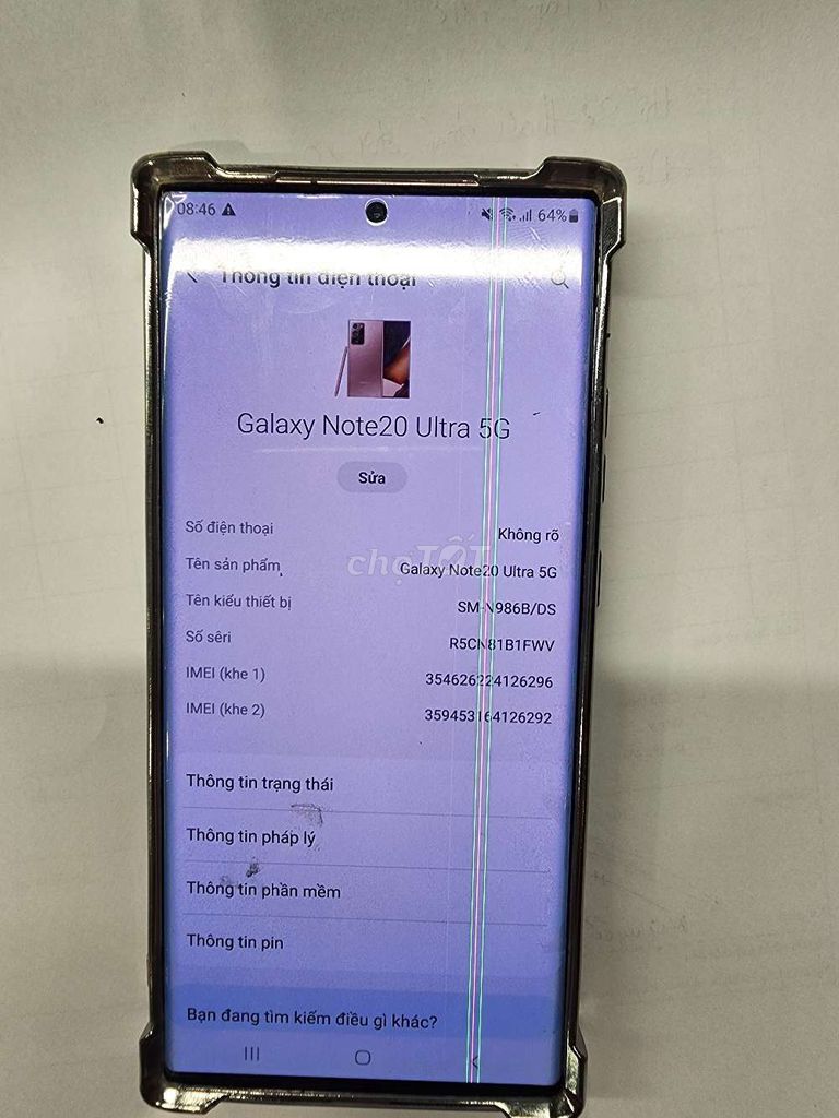 Samsung Note 20 Ultra 5G 12GB/256GB Đồng. Mua bán Điện thoại tại Quận Phú Nhuận Tp Hồ Chí Minh được đăng bởi Tâm hình 1