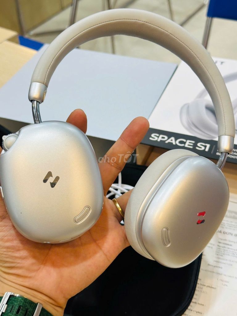 Tai nghe chụp tai Havit Space S1 Bạc Chống Ồn. Mua bán Tivi, Âm thanh tại Quận Đống Đa Hà Nội được đăng bởi Hoàng Táo  hình 1