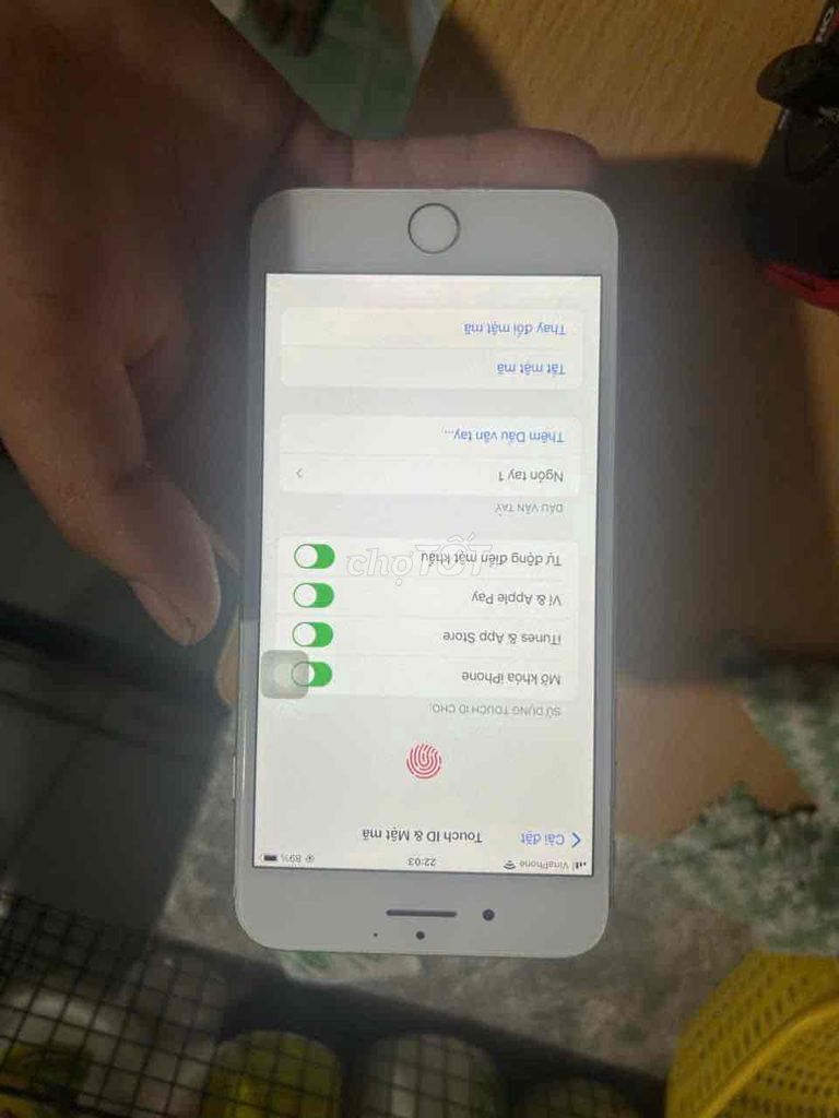 Apple iPhone Bạc Đã sử dụng. Mua bán Điện thoại tại Thị xã Bến Cát Bình Dương được đăng bởi Trương Ngọc Tấn Sang hình 1
