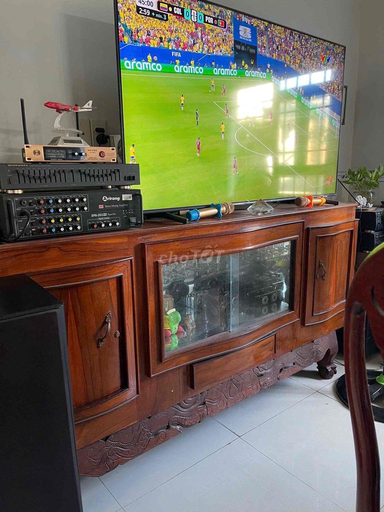Kệ tivi Gỗ Nâu Hiện đại Phòng khách. Mua bán Tủ, kệ gia đình tại Thành phố Bà Rịa Bà Rịa - Vũng Tàu được đăng bởi Như Quỳnh hình 1