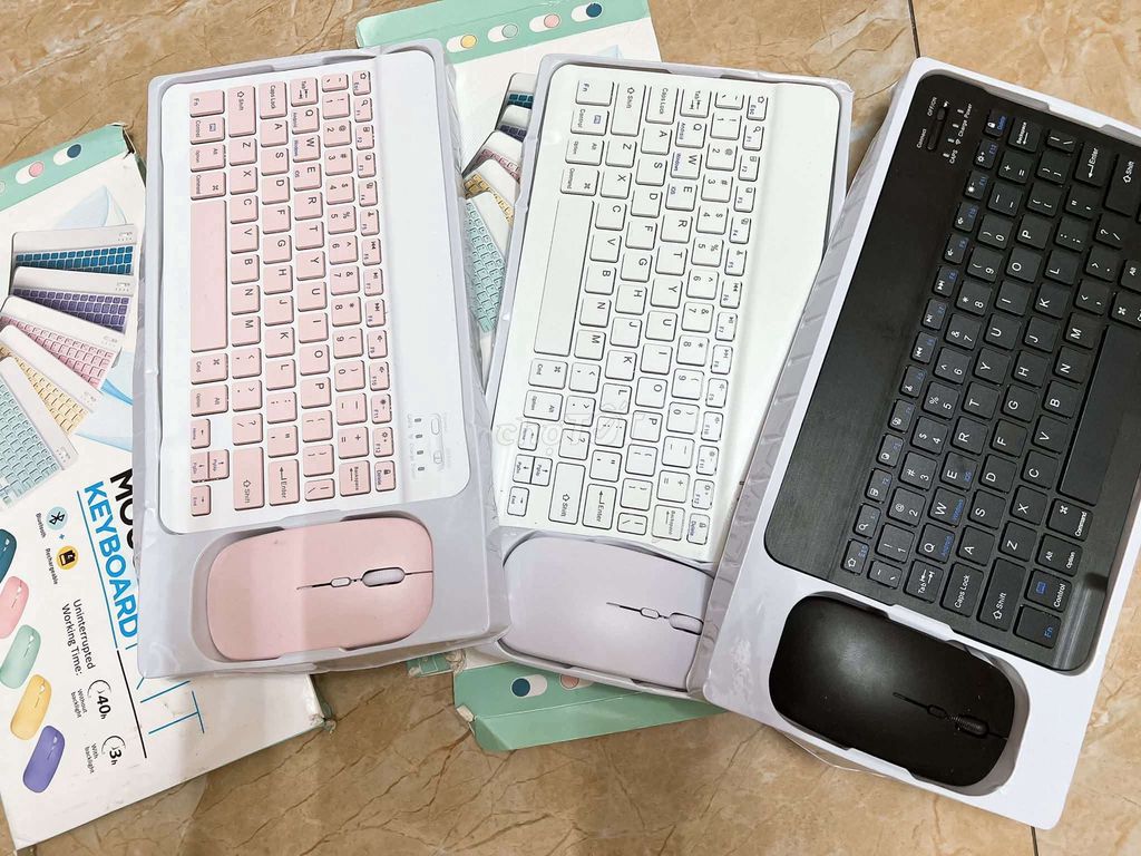 Bàn phím không dây Bluetooth. Mua bán Phụ kiện (Màn hình, Chuột...) tại Huyện Yên Phong Bắc Ninh được đăng bởi Lê Văn Thêm hình 1