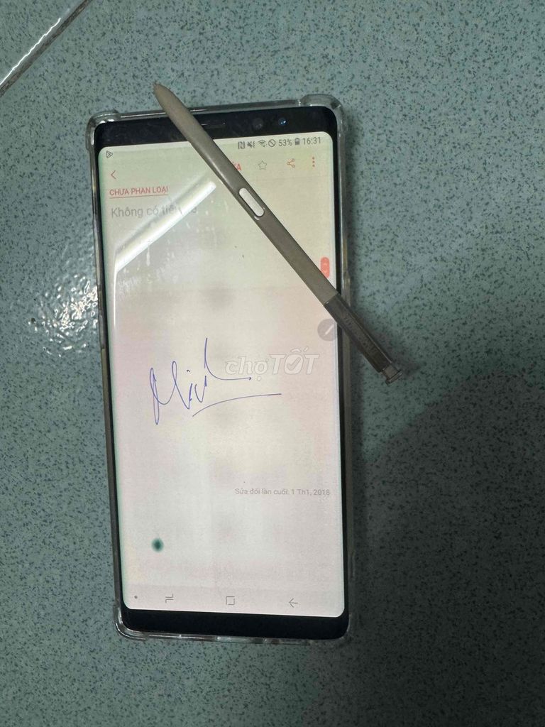 Samsung Note 8 Vàng Đã sử dụng. Mua bán Điện thoại tại Quận 8 Tp Hồ Chí Minh được đăng bởi Vin hình 1