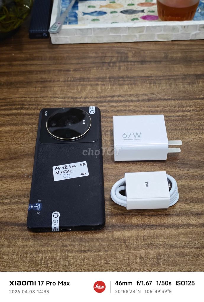 Xiaomi Mi 12S Ultra 12/512 Quốc Tế sạc 67w có COD. Mua bán Điện thoại tại Quận Hoàng Mai Hà Nội được đăng bởi Trần Ngọc Hiếu hình 1