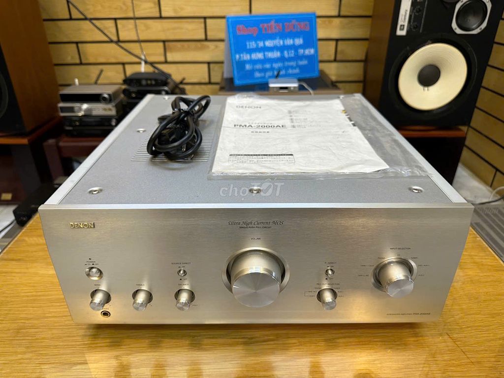 Ampli Denon 2000AE hàng bãi Nhật. Mua bán Tivi, Âm thanh tại Quận 12 Tp Hồ Chí Minh được đăng bởi Shop Tiến Dũng audio Sài Gòn hình 1
