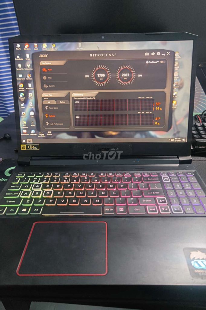 Acer Nitro 5 Ryzen 5 4600H 16/512 GTX 1650. Mua bán Laptop tại Thị xã Bến Cát Bình Dương được đăng bởi tuấn khải hình 1