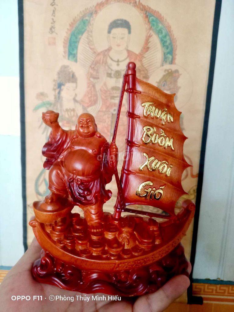 Tượng phong thủy Gỗ Cam 20 cm Thuận Buồm Xuôi Gió. Mua bán Đồ sưu tầm, đồ cổ tại Quận Lê Chân Hải Phòng được đăng bởi Nguyễn Hiếu hình 1