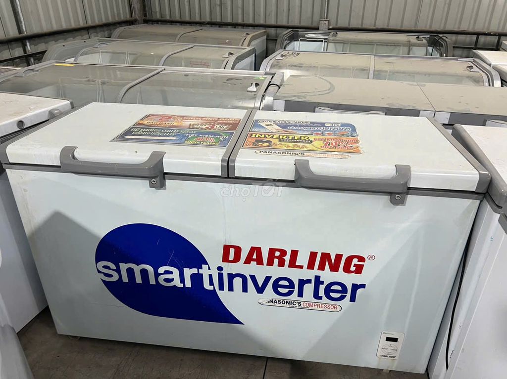 thanh lý tủ đông mát darling 450 lít inverter