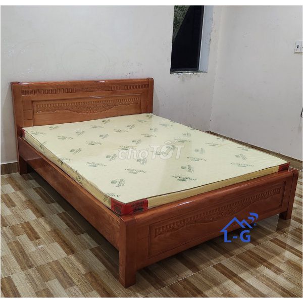 GIƯỜNG GỖ SỒI%GIƯỜNG GỖ SỒI@@GIƯỜNG GỖ SỒI!!GIƯỜNG. Mua bán Giường, chăn ga gối nệm tại Thị xã Tân Uyên Bình Dương được đăng bởi NỘI THẤT LÂM GIA PHÁT  hình 1