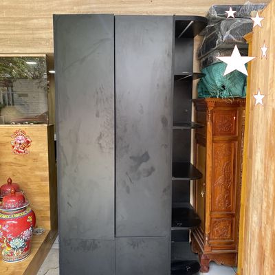 Tủ quần áo liền kệ 2 cánh 1m2x2m2 gỗ MDF lõi xanh. Mua bán Tủ, kệ gia đình tại Quận 11 Tp Hồ Chí Minh được đăng bởi Nội Thất Giá Sĩ Phú Nhàn