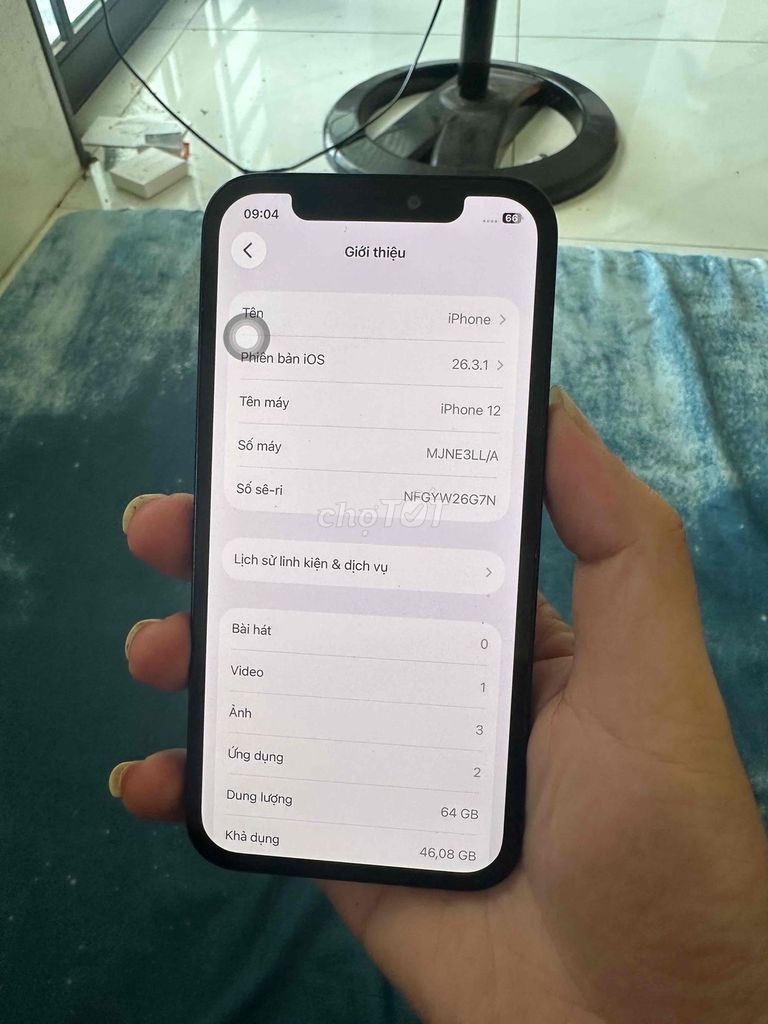 Apple iPhone 12 64GB Đen Đã sử dụng. Mua bán Điện thoại tại Huyện Thống Nhất Đồng Nai được đăng bởi Minh Hoàng hình 1