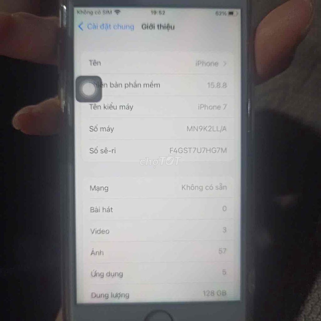 Apple iPhone 7 128GB Vàng. Mua bán Điện thoại tại Huyện Cầu Kè Trà Vinh được đăng bởi omg hình 1