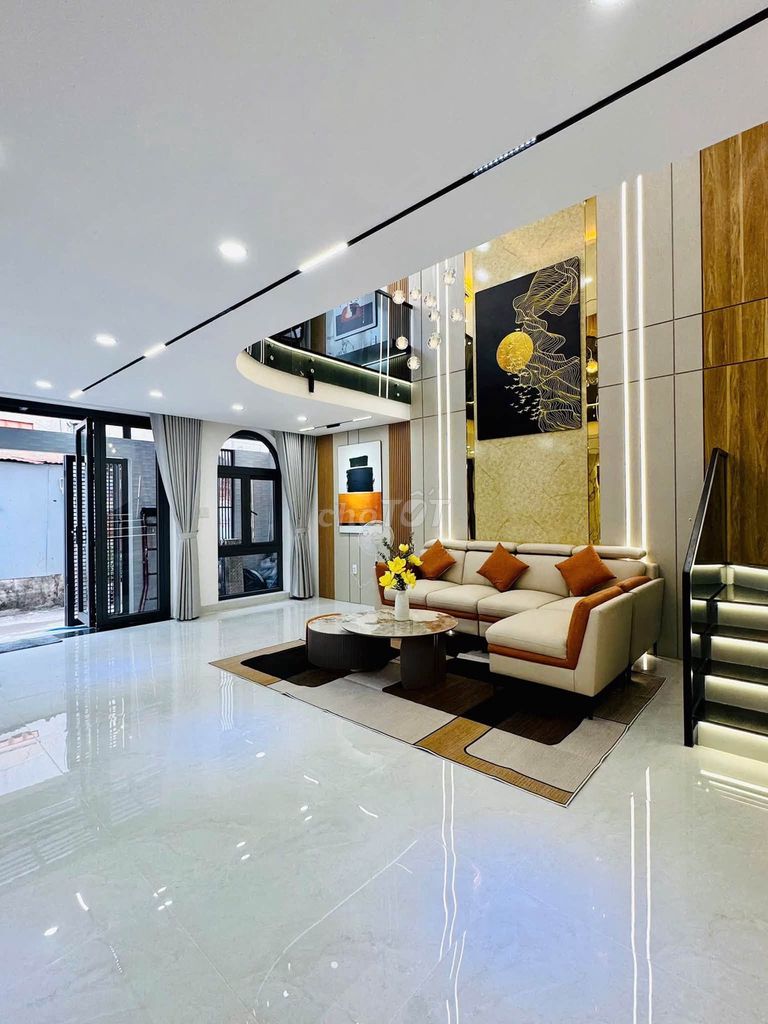 Bán nhà Nguyễn Oanh Gò Vấp 1 trệt lửng 3 lầu full nội thất