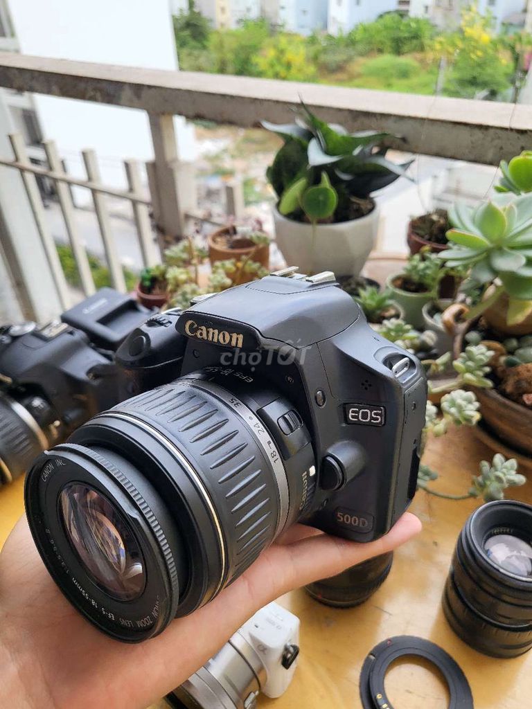 Sony a5000 Canon 500D và lens Mf Helios